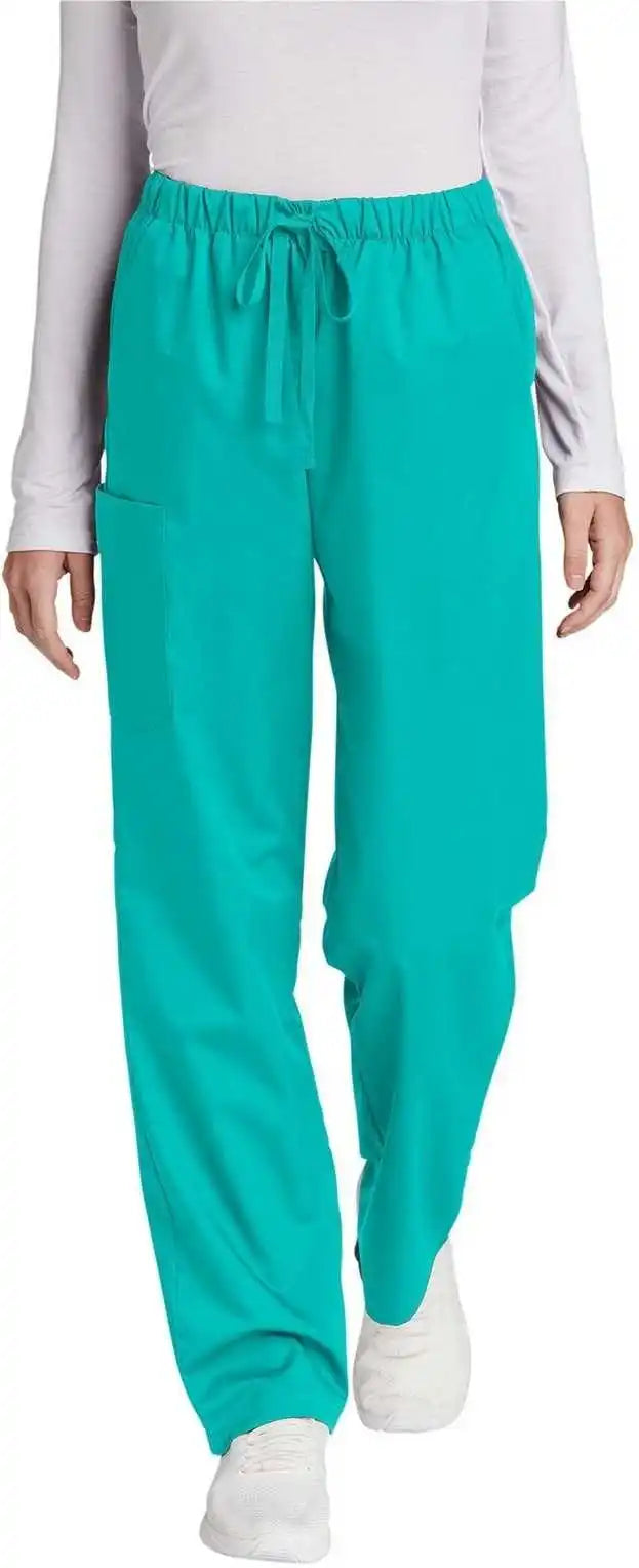 Wink Ww4550p Women’s Petite Workflex Cargo Pant - Teal Blue