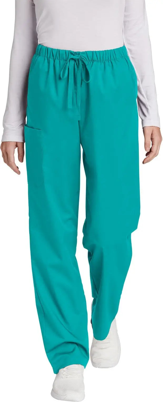 Wink Ww4550p Women’s Petite Workflex Cargo Pant - Teal Blue - Ladies Xxs