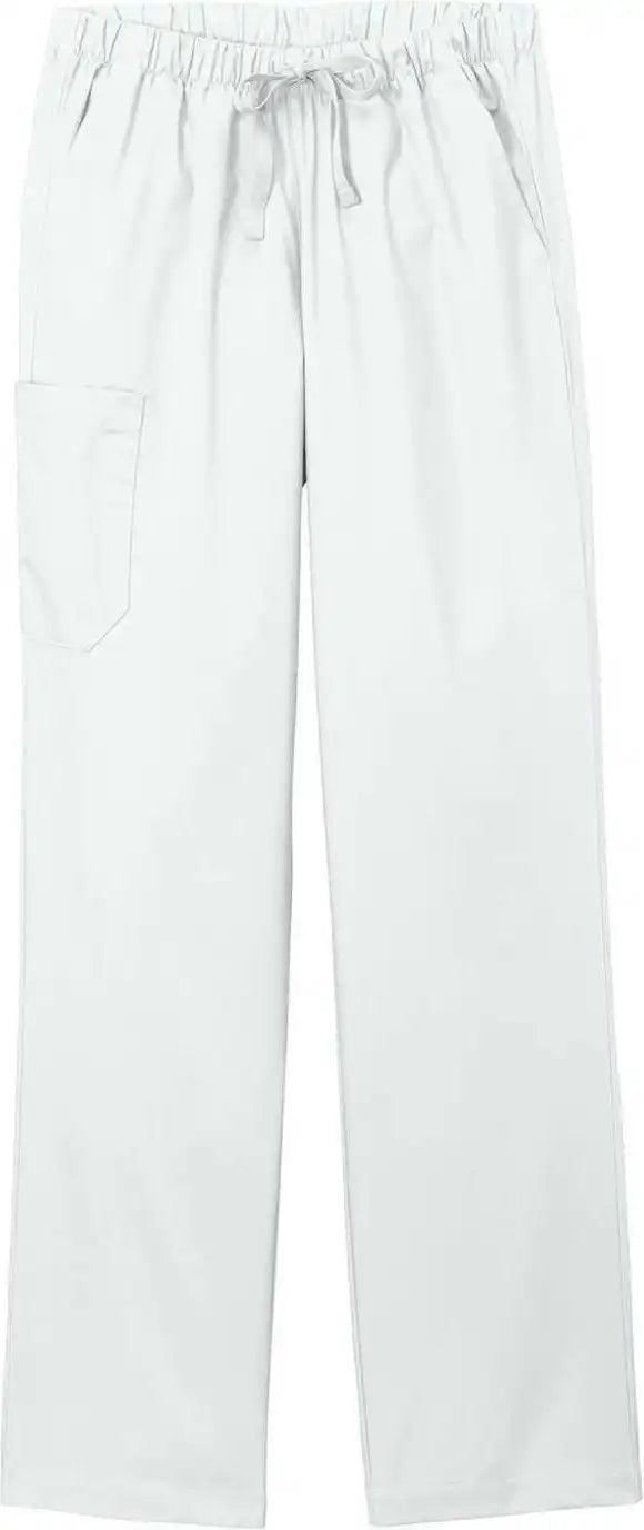 Wink Ww4550p Women’s Petite Workflex Cargo Pant - White