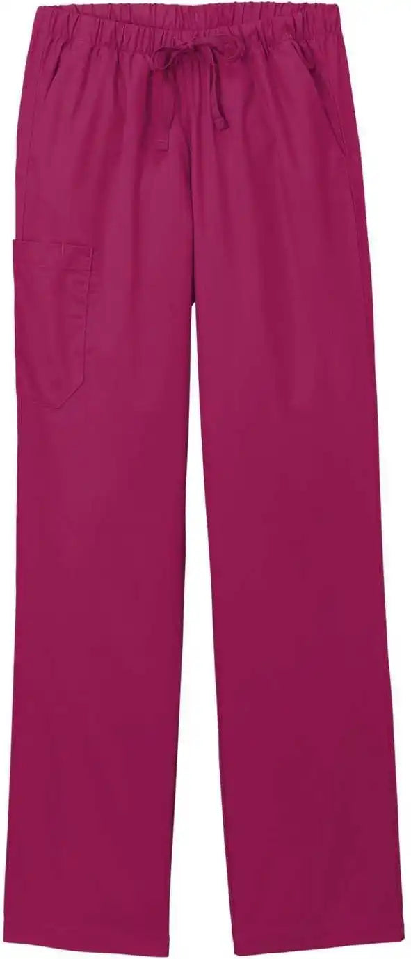Wink Ww4550p Women’s Petite Workflex Cargo Pant - Wine