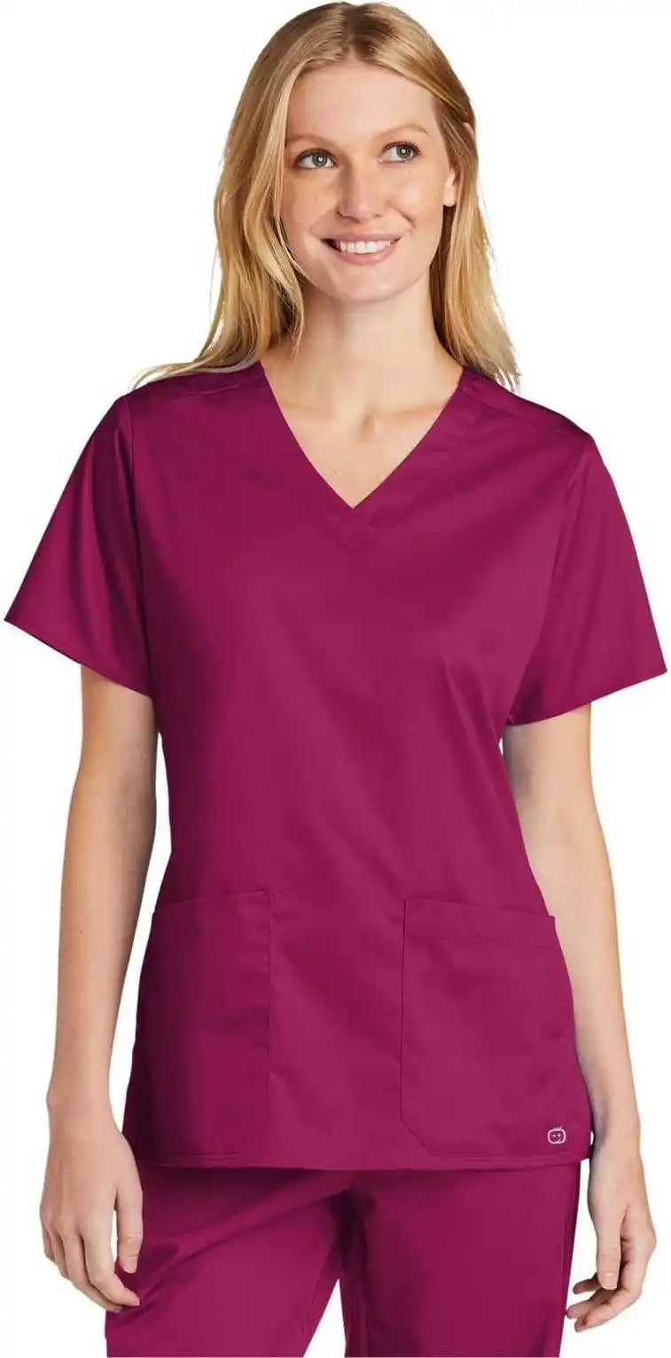 Wink Ww4560 Women’s Workflex V-neck Top - Royal