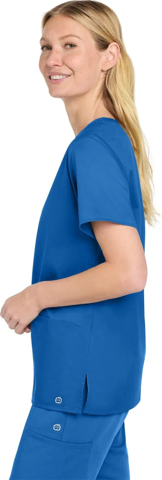 Wink Ww4560 Women’s Workflex V-neck Top - Royal