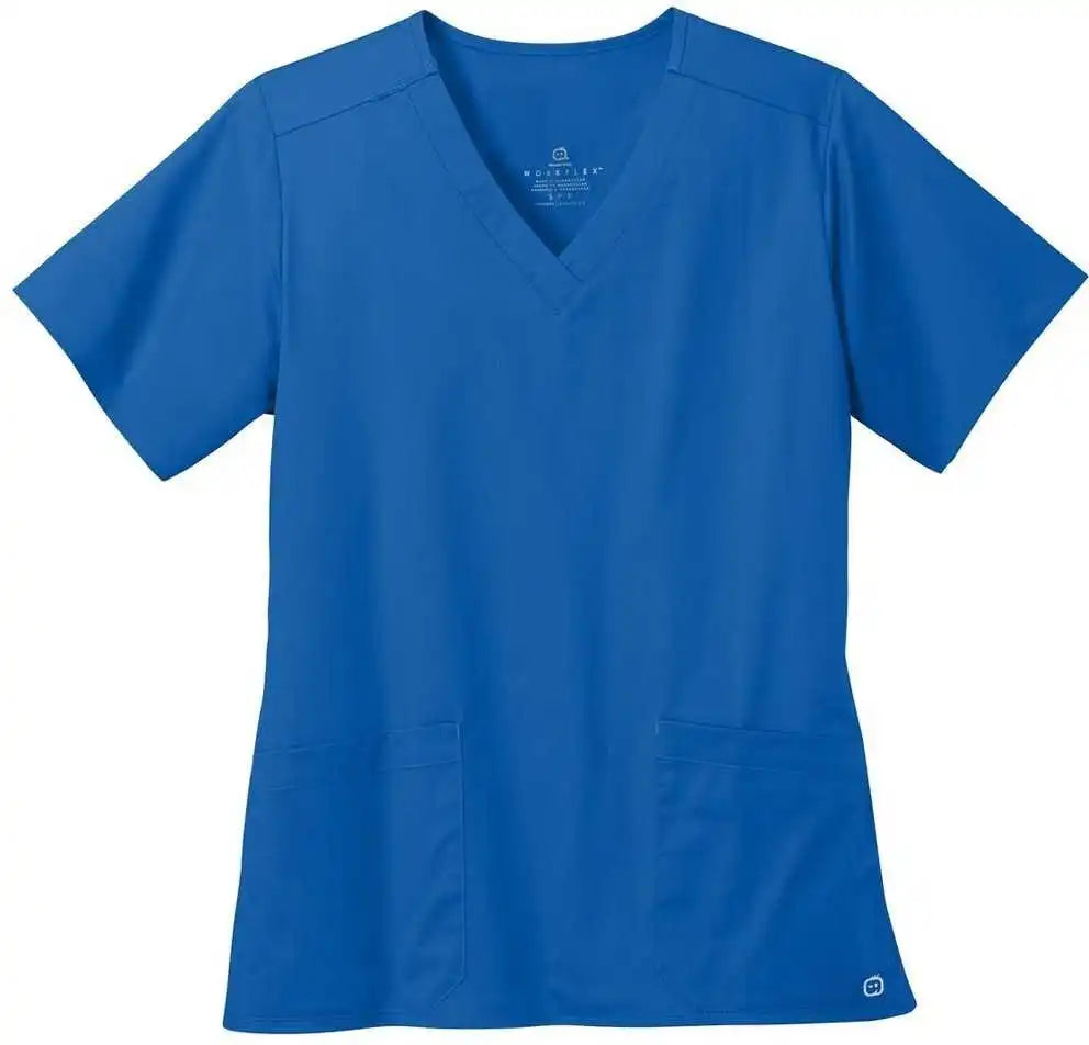 Wink Ww4560 Women’s Workflex V-neck Top - Royal