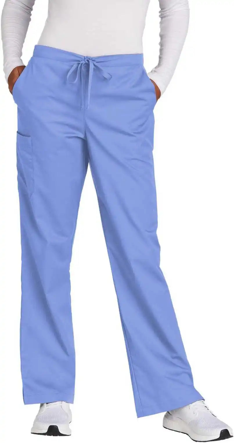 Wink Ww4750 Women’s Workflex Flare Leg Cargo Pant - Ceil Blue