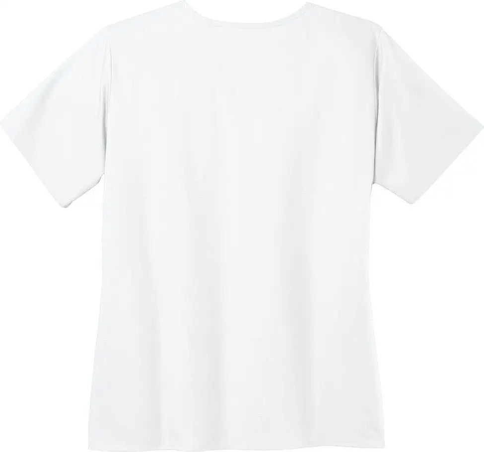 Wink Ww4760 Women’s Workflex Mock Wrap Top - White