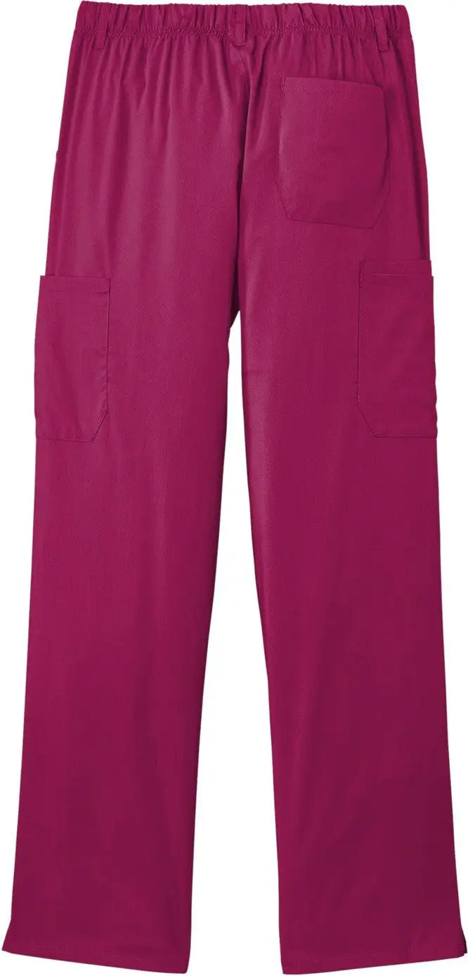 Wink Ww5058 Men’s Premiere Flex Cargo Pant - Wine - Adult Xs
