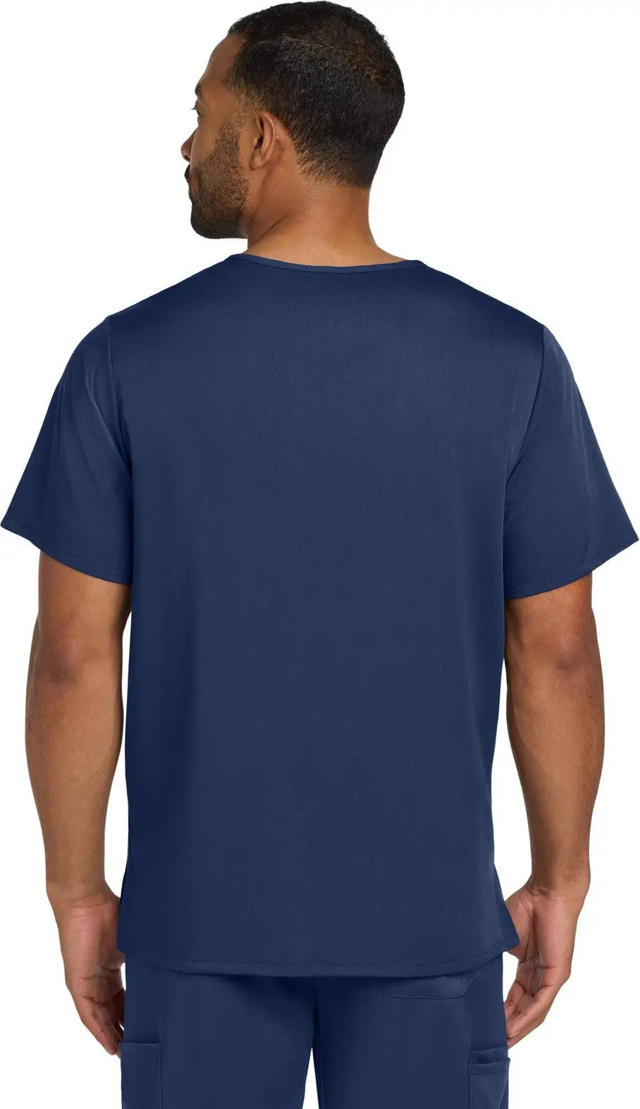 Wink Ww5068 Men’s Premiere Flex V-neck Top - Navy