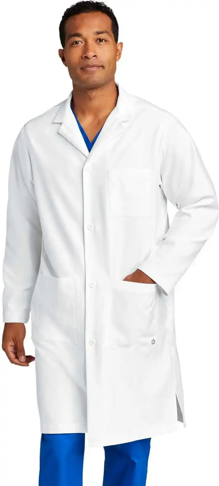 Wink Ww5172 Men’s Long Lab Coat - White