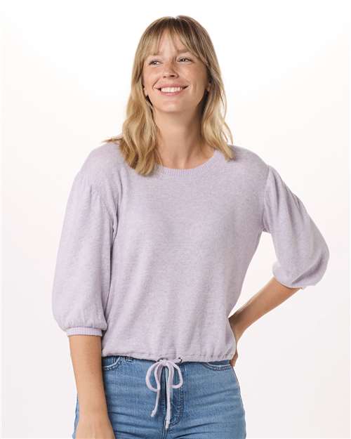 Wisteria Heather Women&#39;s Cuddle Puff Sleeve - BW1101