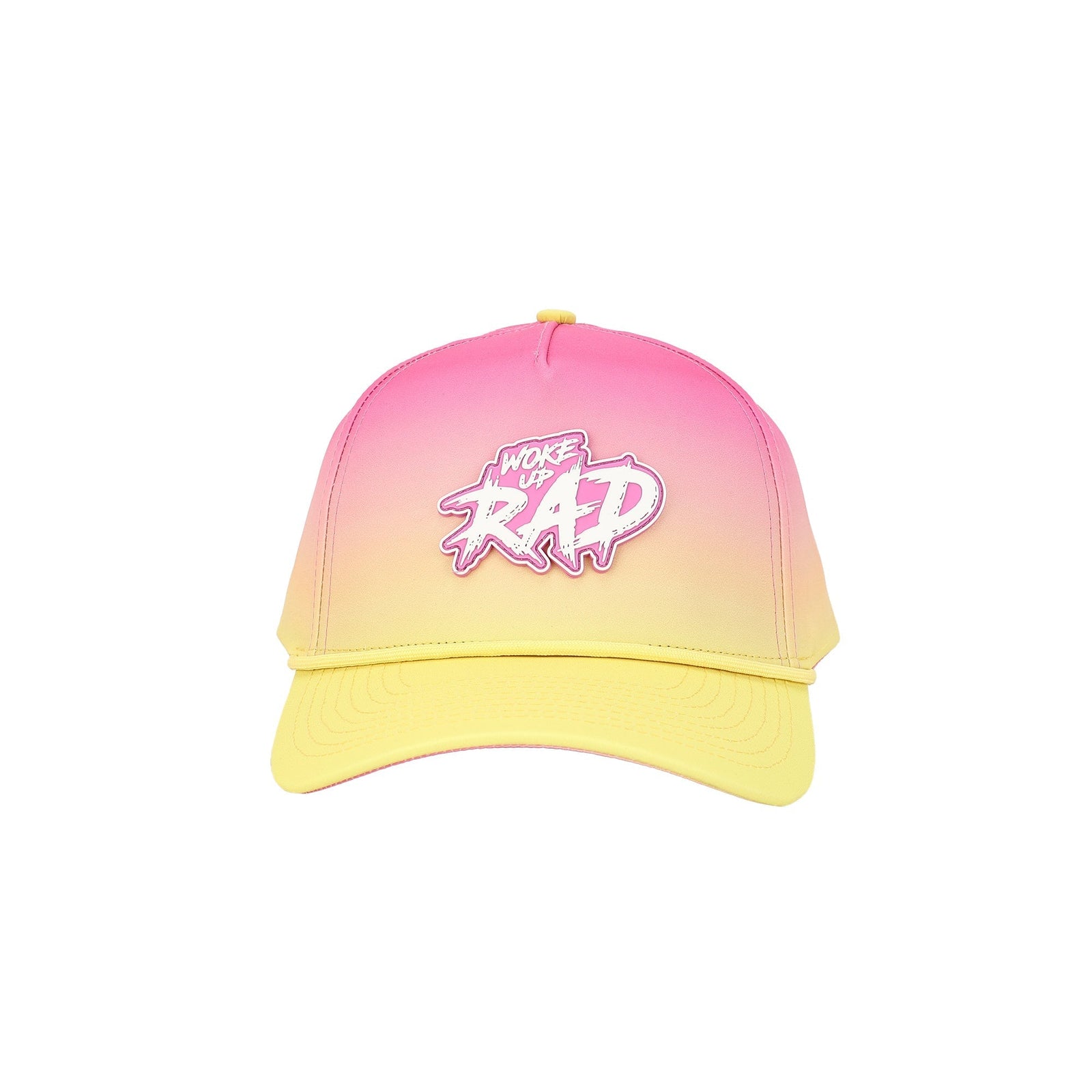Woke Up Rad Cap - Gradient Pink/yellow