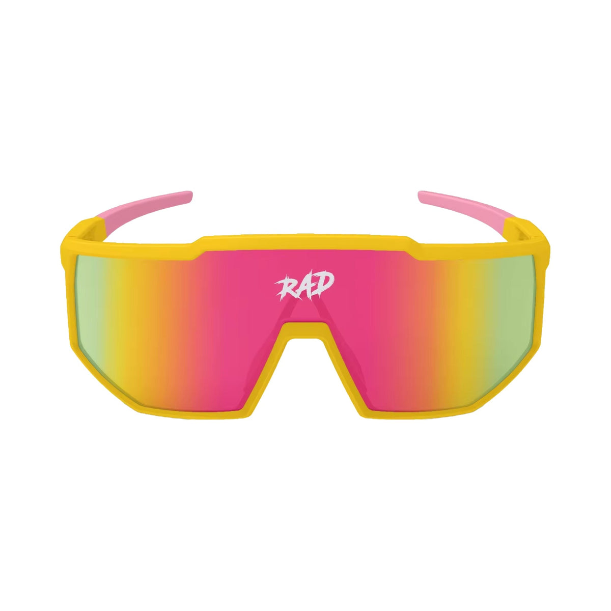 Woke Up Rad Drip Shades Sunglasses - Yellow/pink