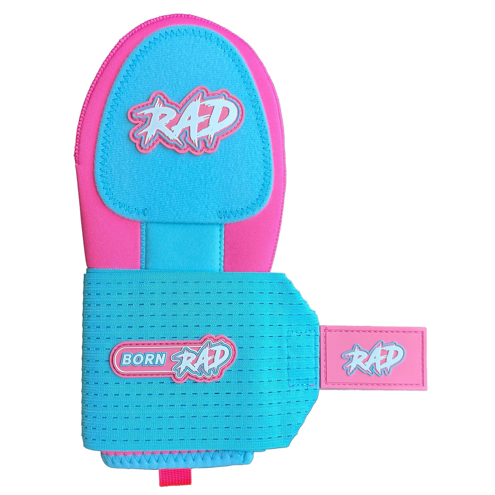Woke Up Rad Sliding Mitt - Born Series (pink/blue)