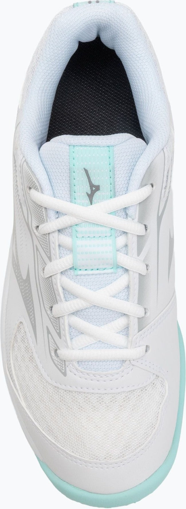 Mizuno Cyclone Speed 5 Women's Vollyball Shoe - White Blue Tint