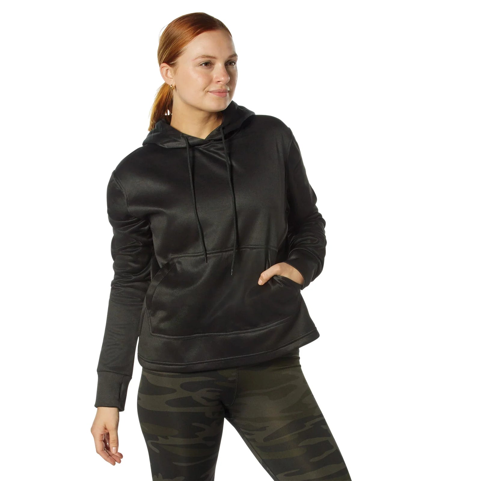 Womens Concealed Carry Hoodie - Black / s