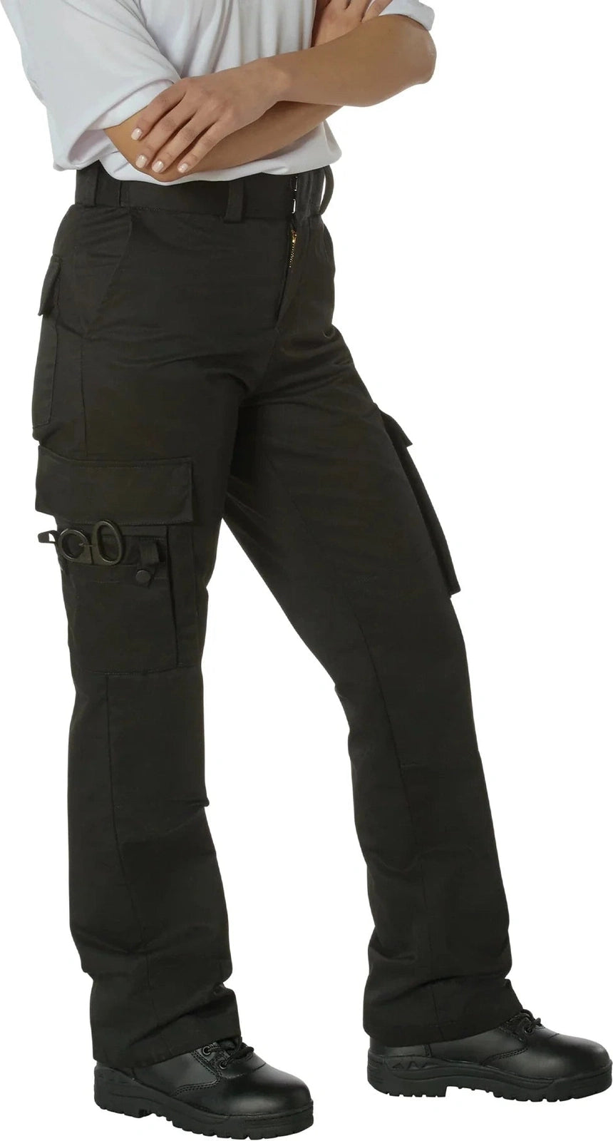Womens Emt Pants - Black / 4