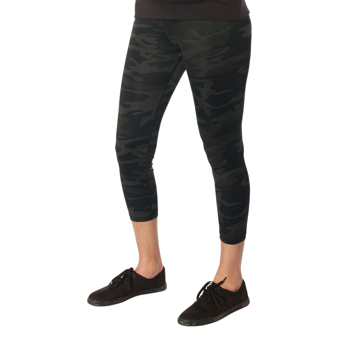 Womens Essential Leggings - Midnight Black Camo / m