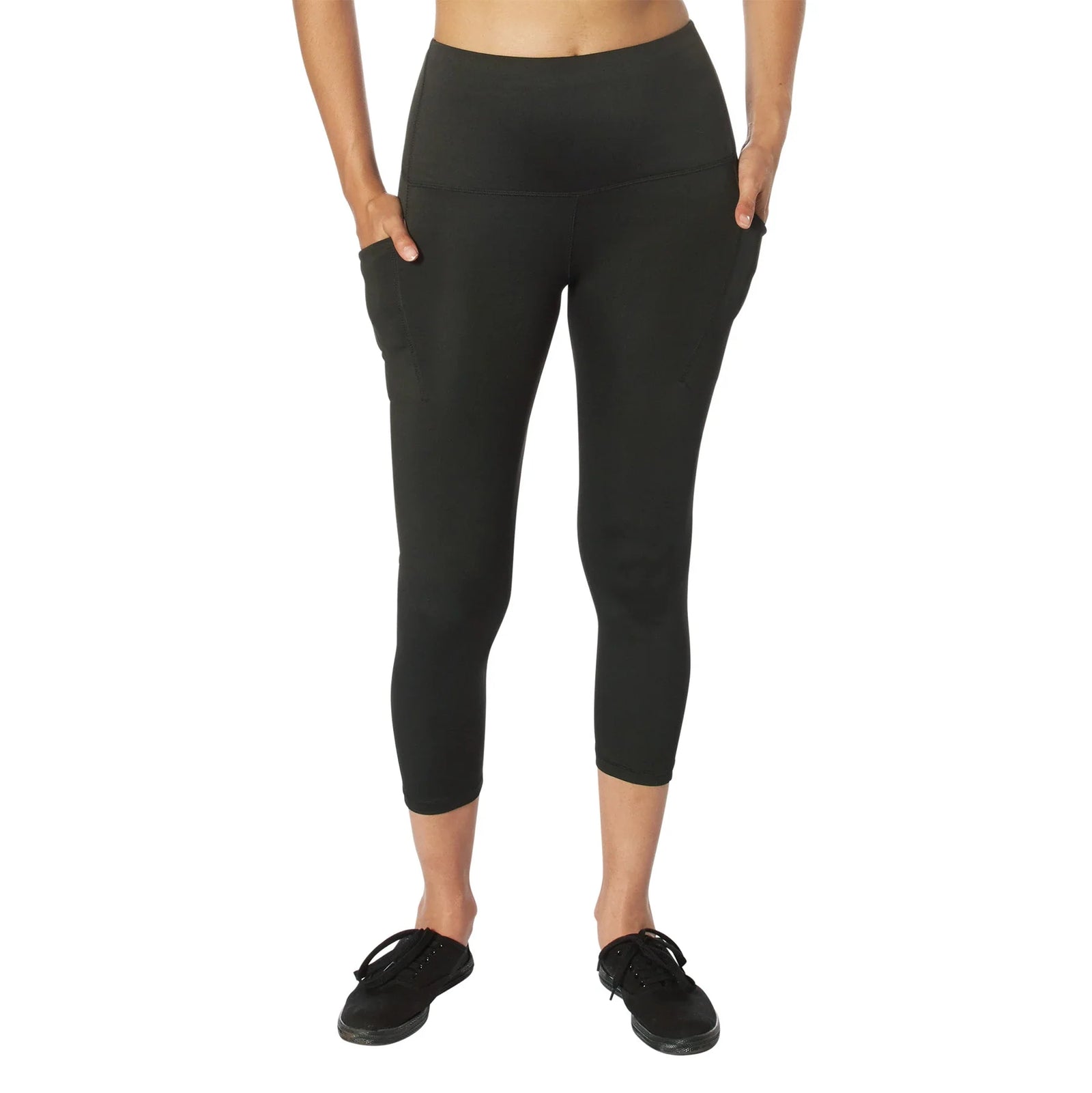 Womens Essential Leggings with Pockets - Black / s