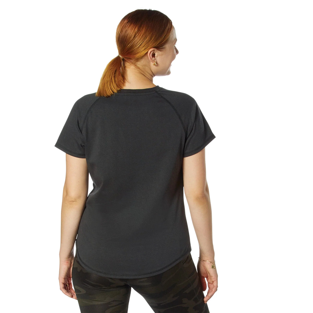 Womens Essential Moisture Wicking Raglan Sleeve T-shirt