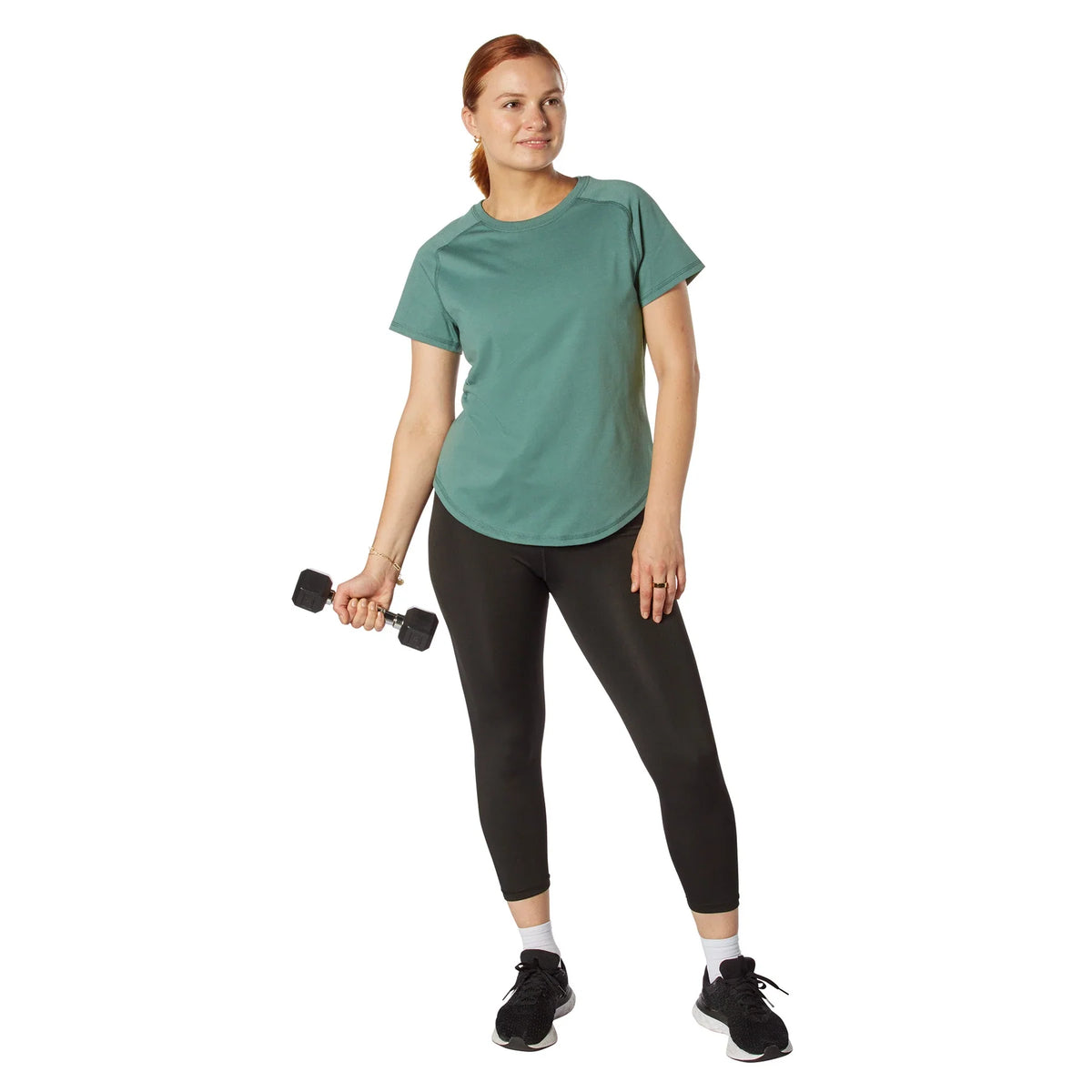 Womens Essential Moisture Wicking Raglan Sleeve T-shirt