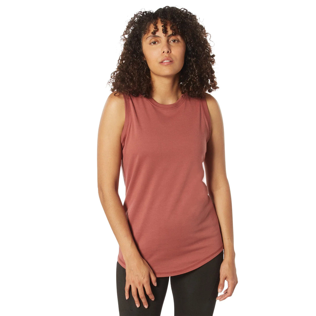 Womens Essential Moisture Wicking Tank Top - Terracotta / s
