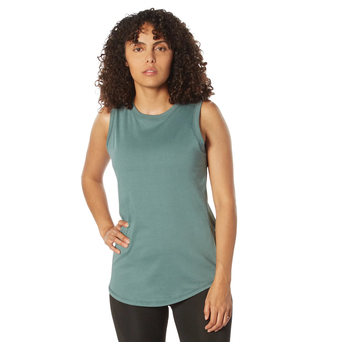 Womens Essential Moisture Wicking Tank Top - Vintage Teal / s