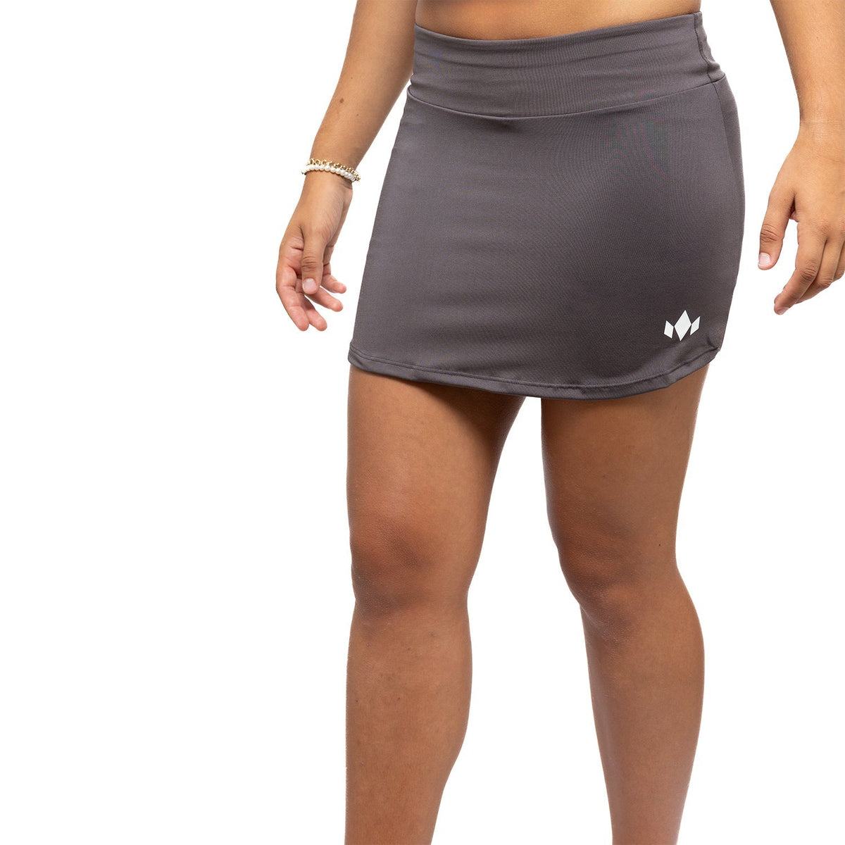 Women’s Essential Tennis Skirt - Charcoal Grey / Xs