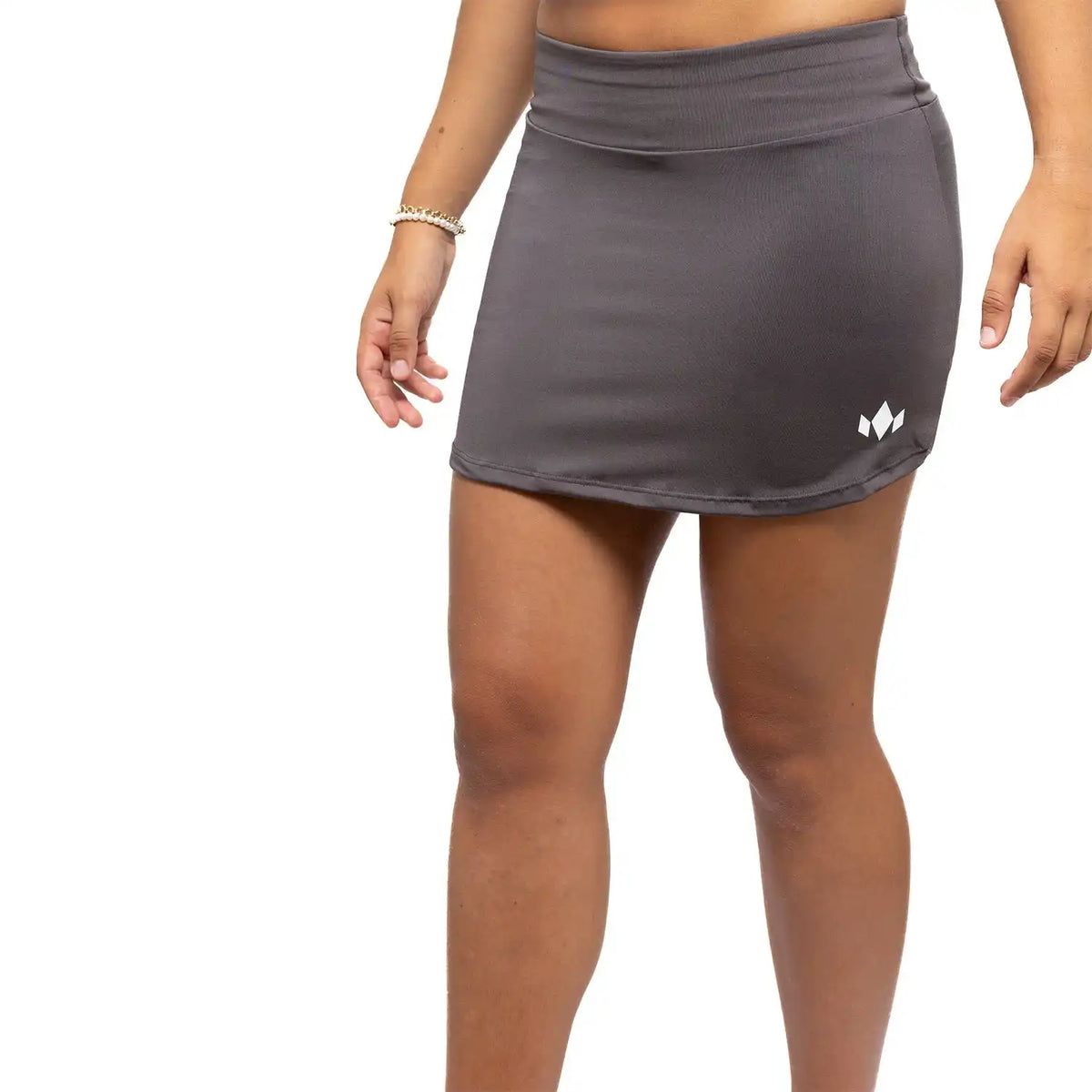 Women’s Essential Tennis Skirt - Charcoal Grey / Xs