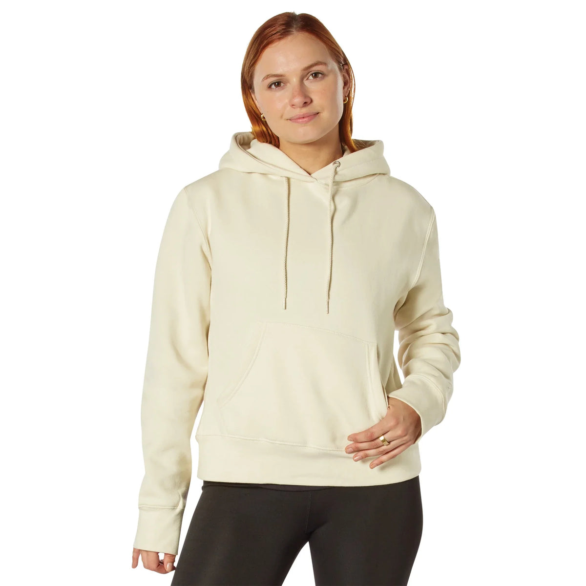 Womens Every Day Hoodie - Cream / s