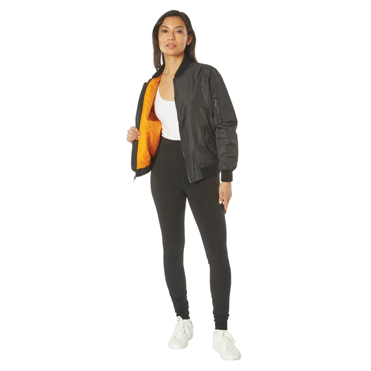 Womens Lightweight Ma-1 Flight Jacket