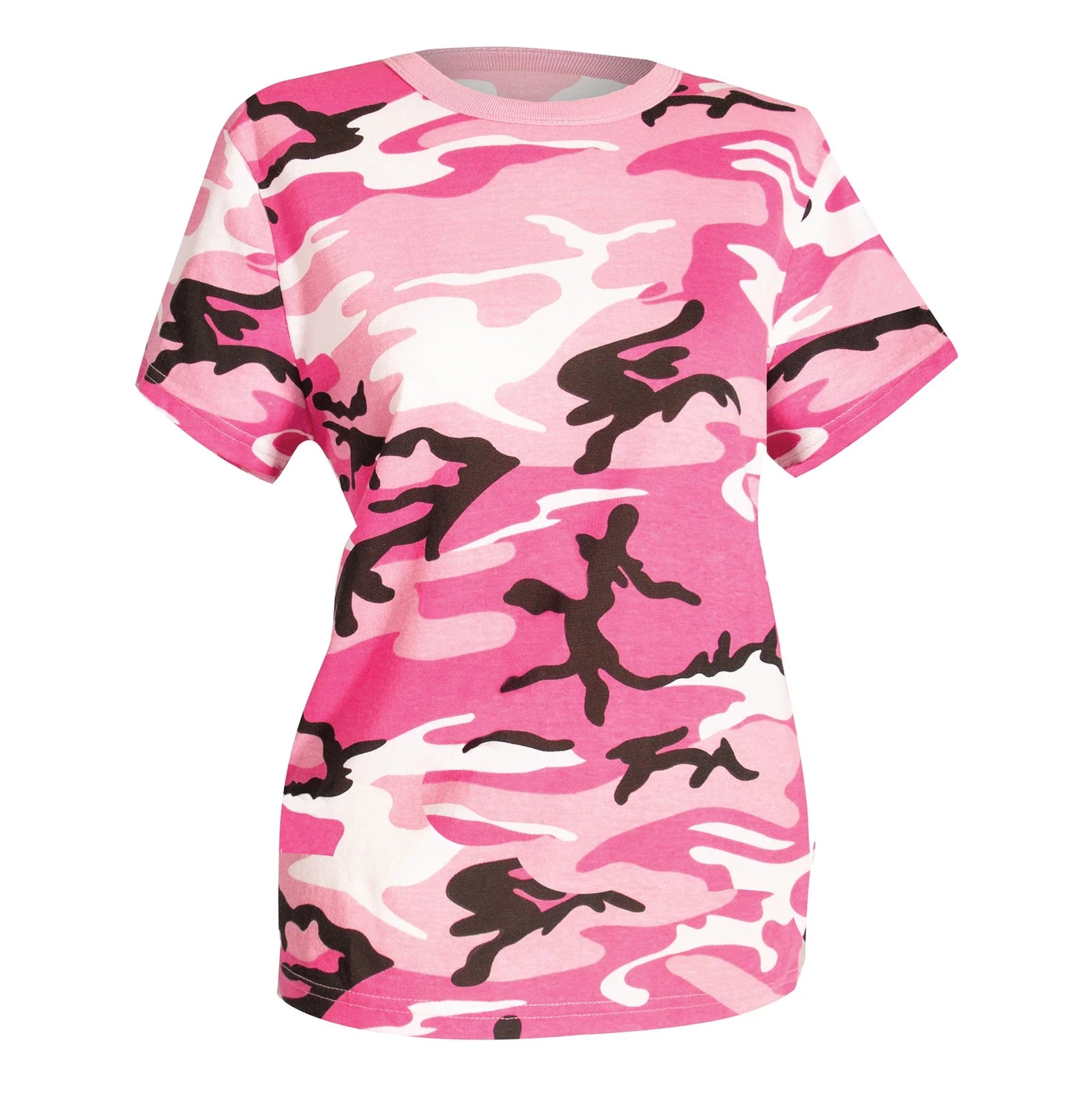 Womens Long Length Camo T-shirt