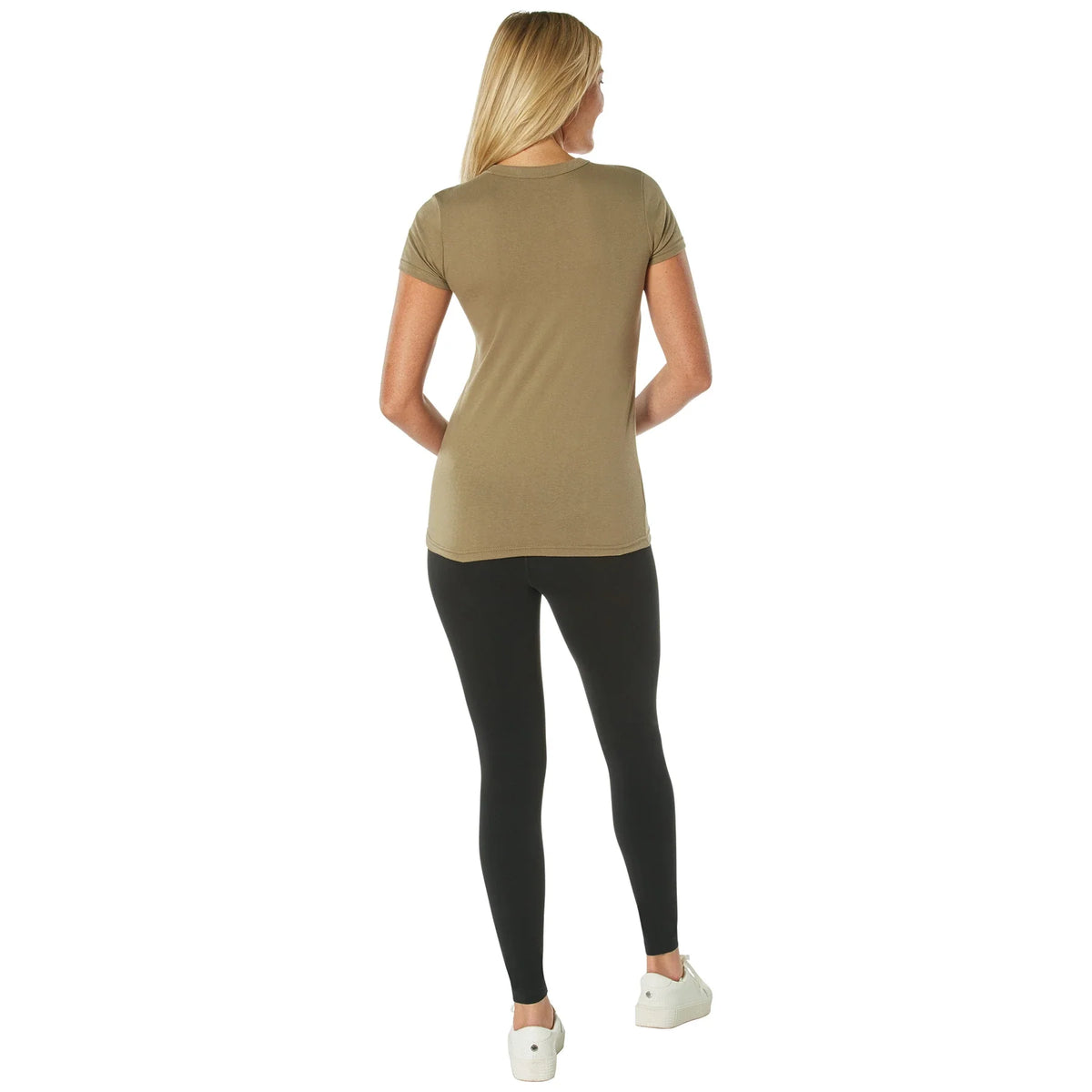 Womens Longer T-shirt - Coyote Brown - 2xl