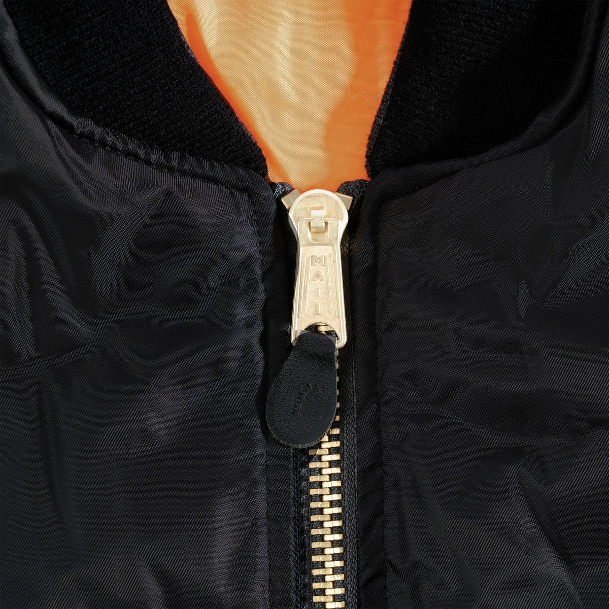 Womens Ma-1 Flight Jacket - Black