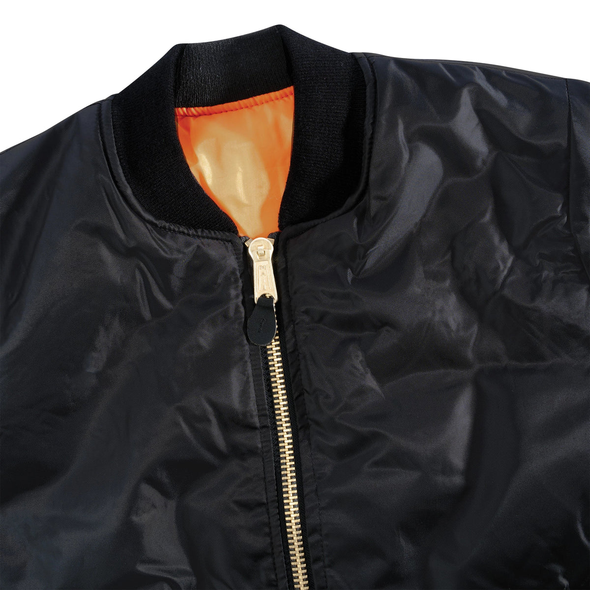 Womens Ma-1 Flight Jacket - Black