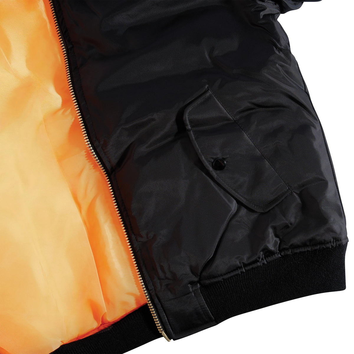 Womens Ma-1 Flight Jacket - Black