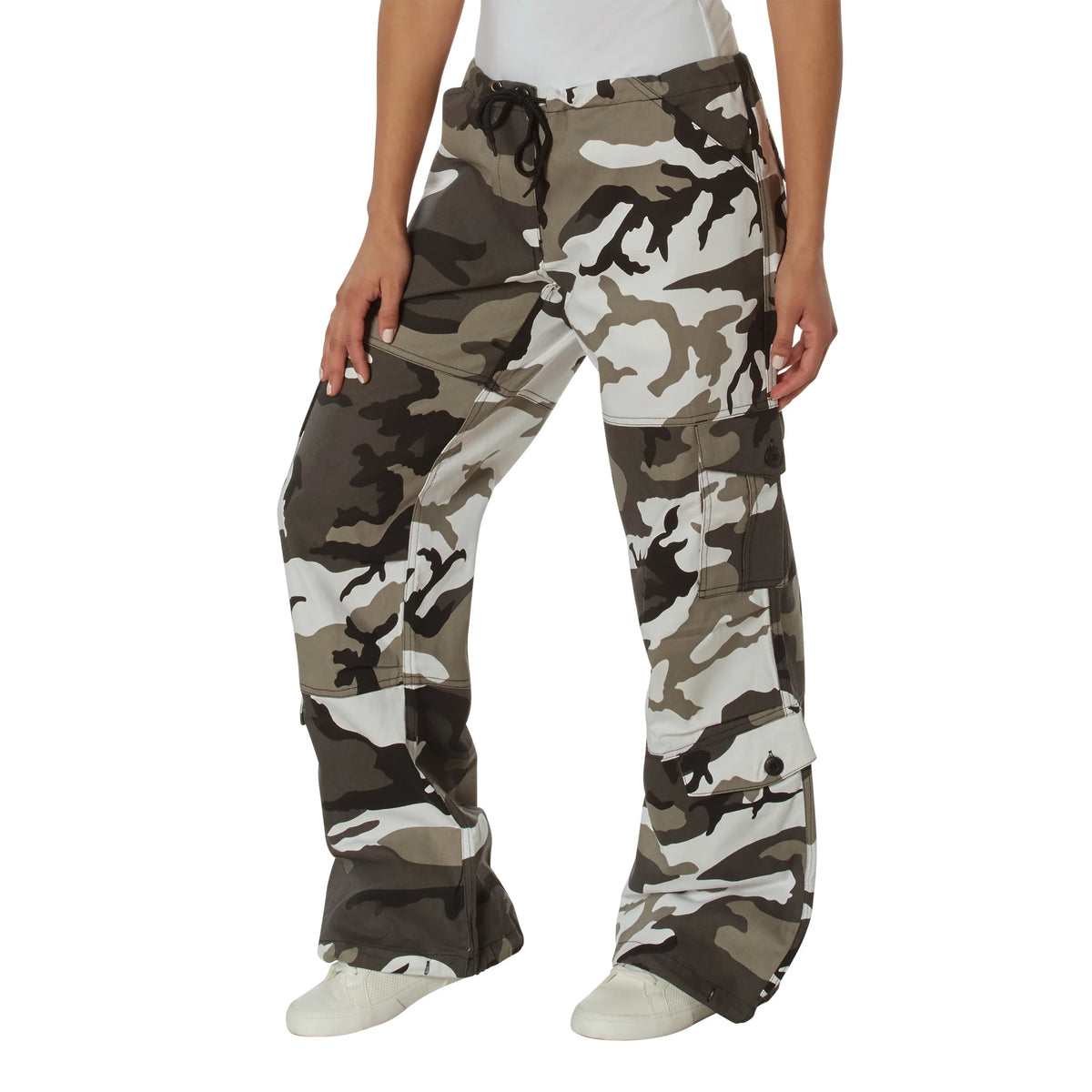Womens Paratrooper Colored Camo Fatigues