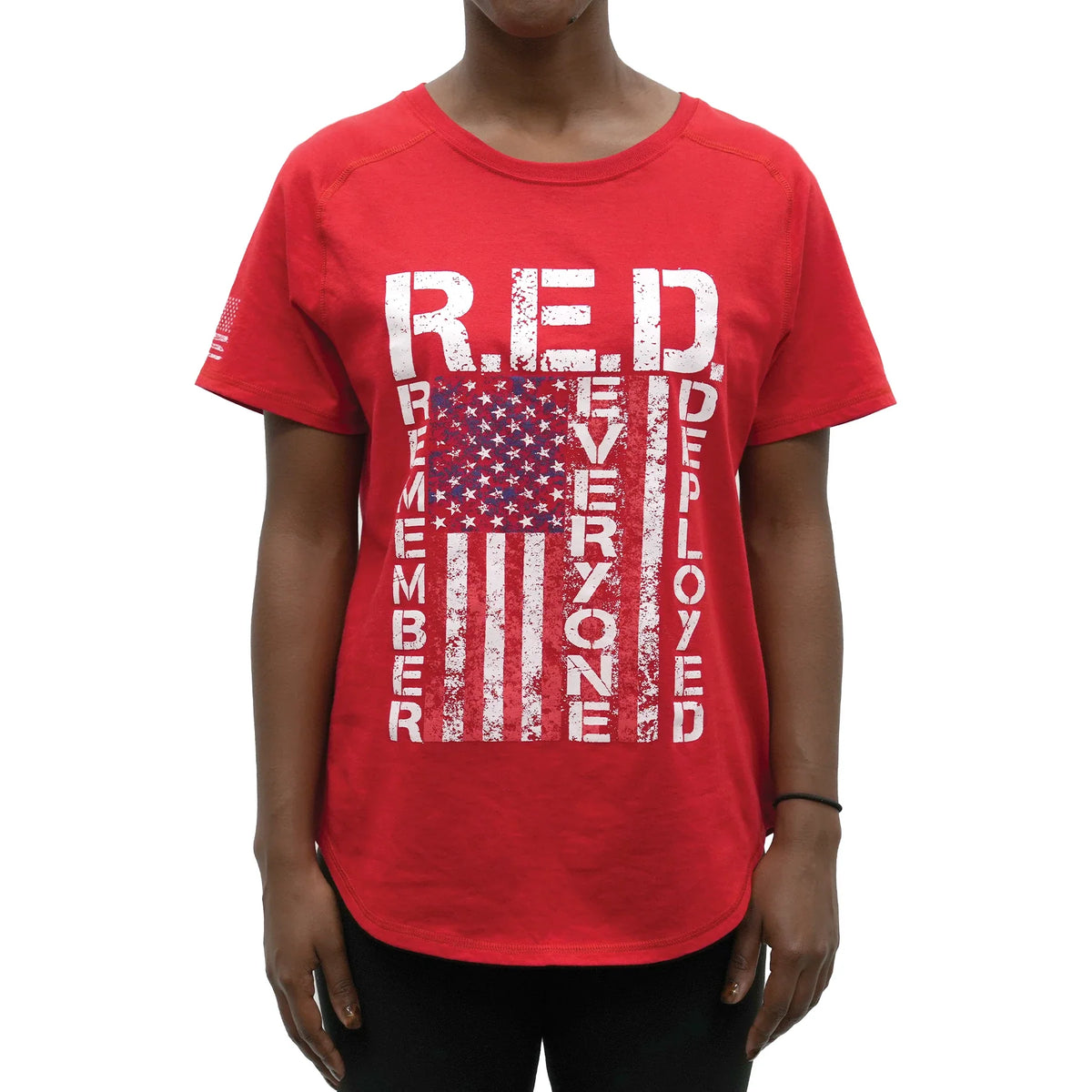 Womens R.e.d. (remember Everyone Deployed) T-shirt