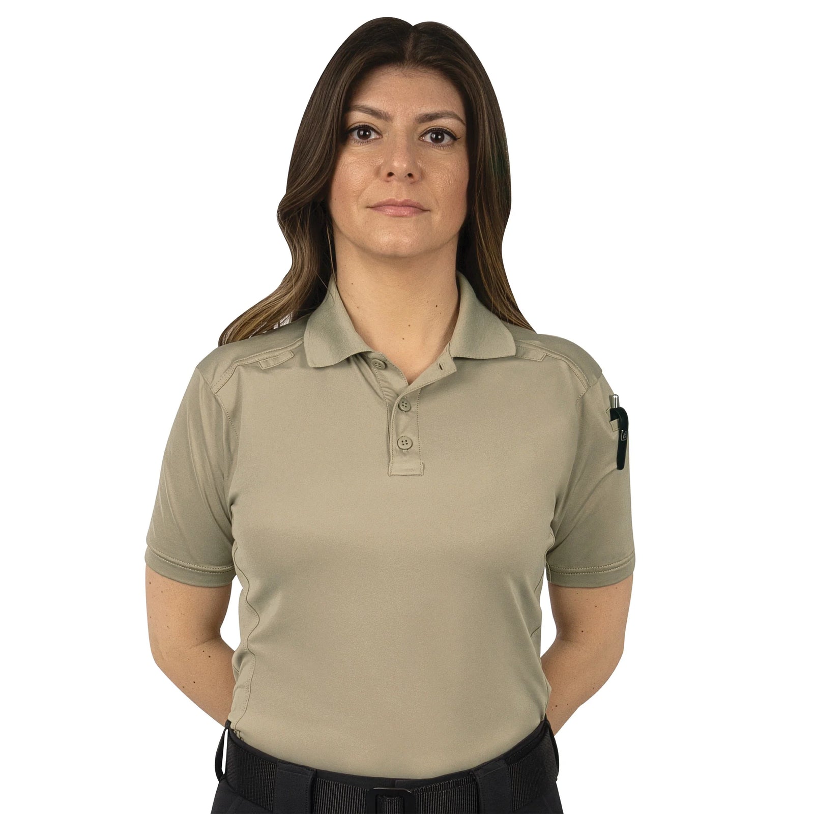Women’s Short Sleeve Tactical Performance Polo - Silver Tan / Xs
