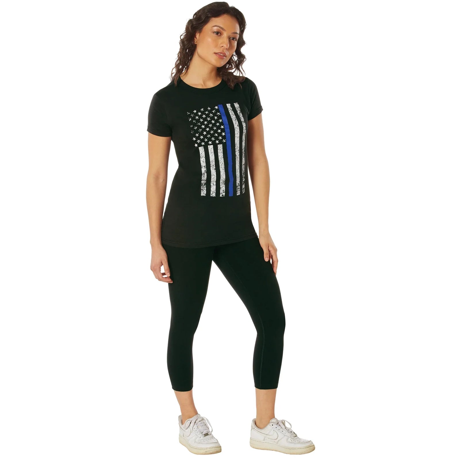 Women’s Thin Blue Line Longer T-shirt - Xs