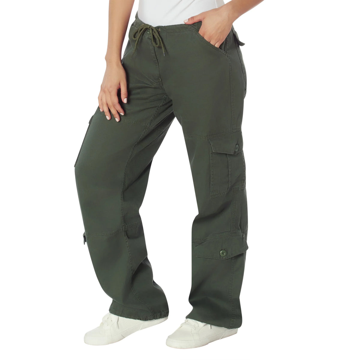 Womens Vintage Paratrooper Fatigue Pants