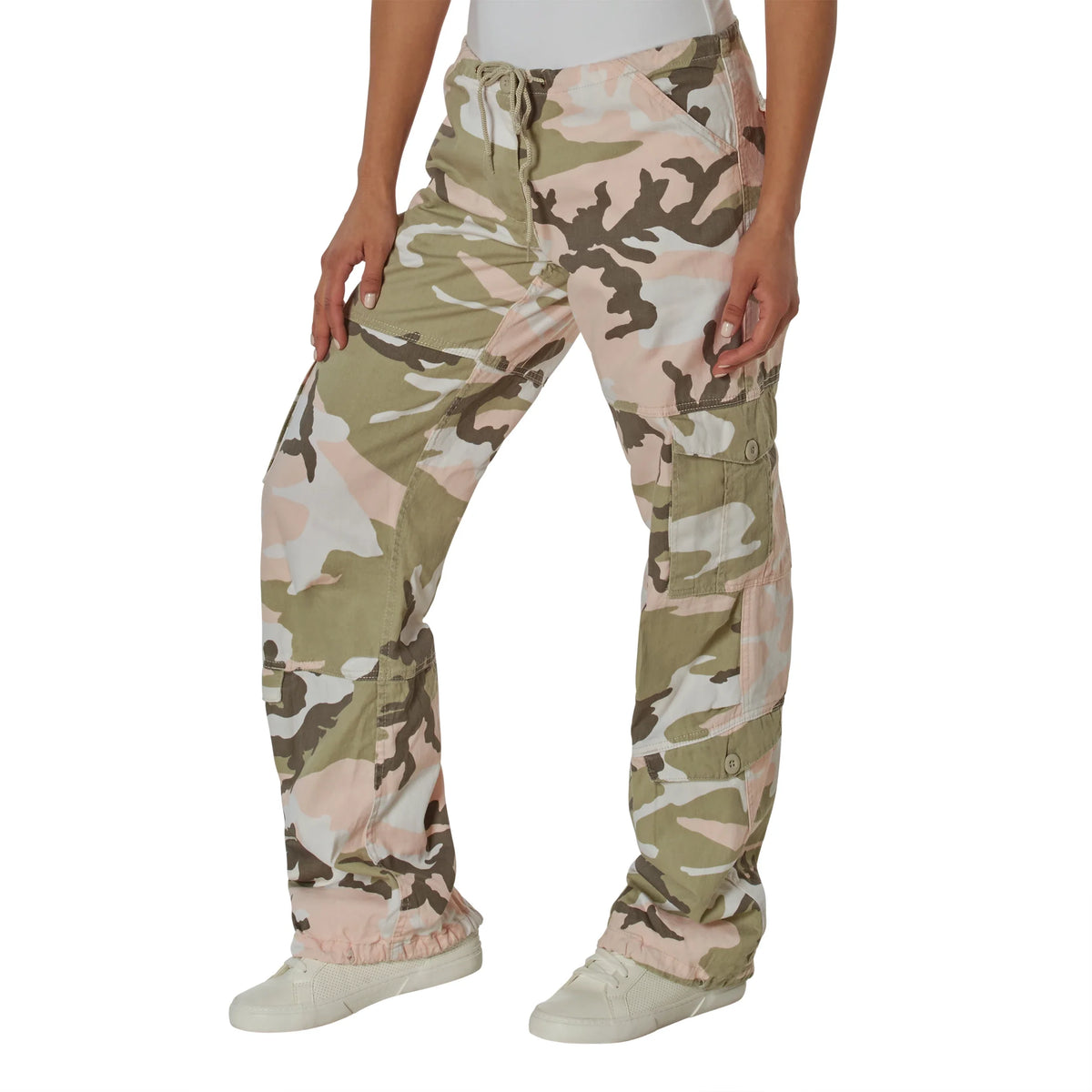 Womens Vintage Paratrooper Fatigue Pants