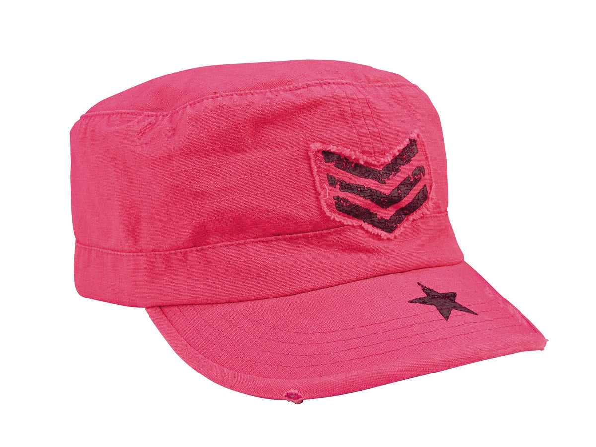 Women’s Vintage Stripes & Stars Adjustable Fatigue Cap
