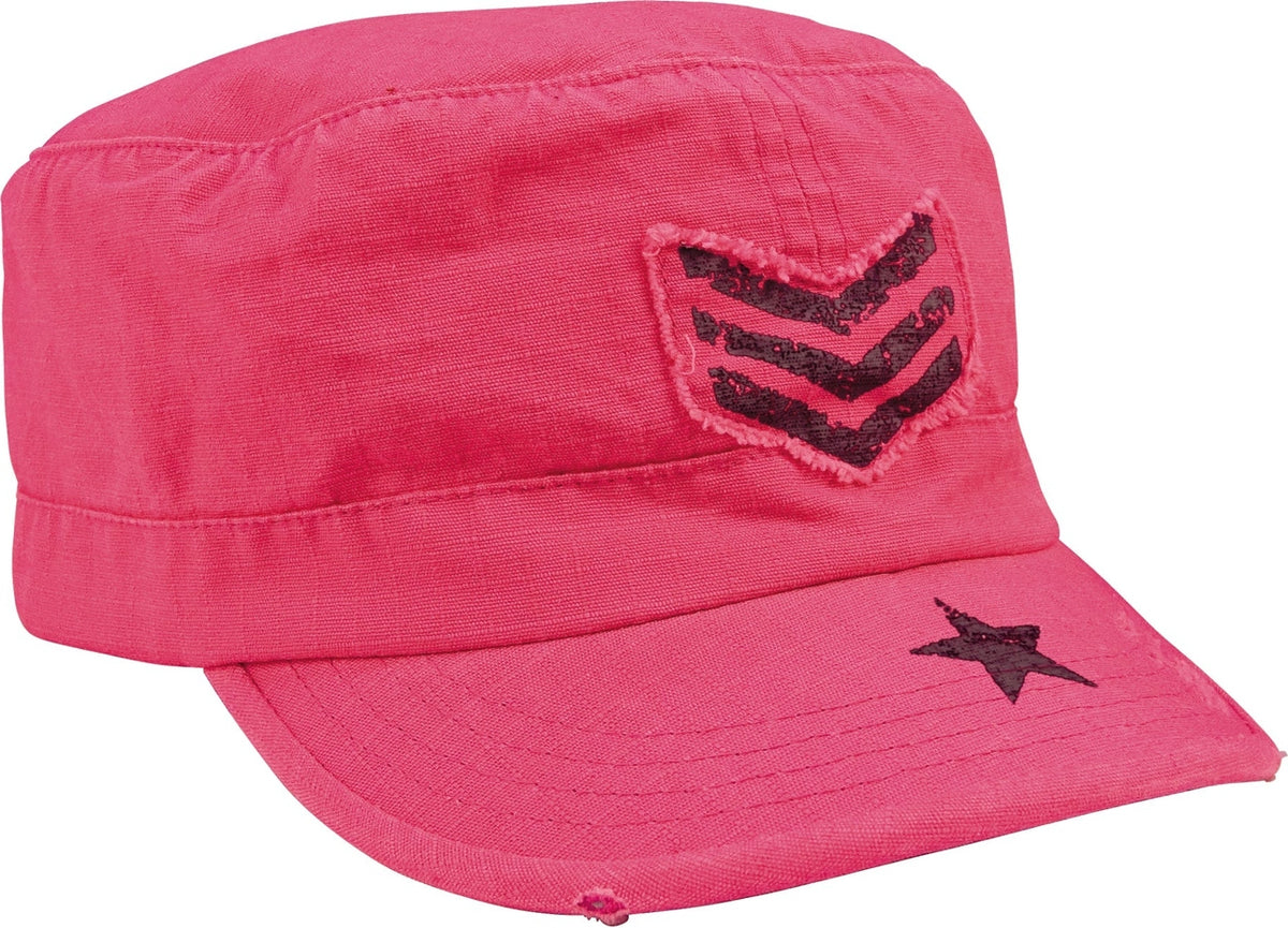 Women’s Vintage Stripes & Stars Adjustable Fatigue Cap