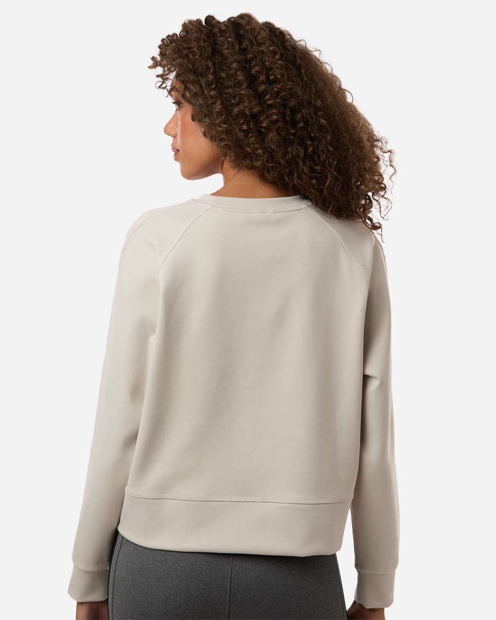 Wonder Alumina Women's Beyond Side-Snap Crewneck Sweatshirt - A1014