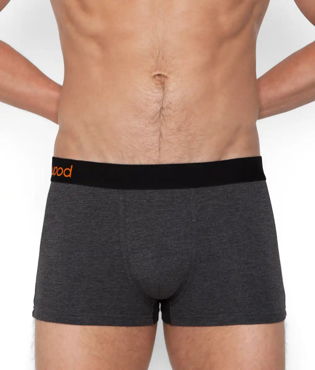 Wood Boxer Brief Charcoal Grey / Small