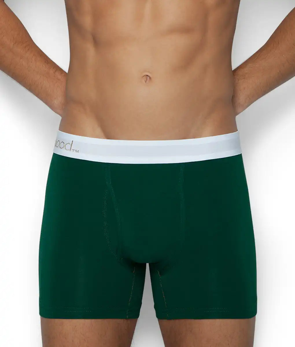 Wood Boxer Brief Forest Green / Small