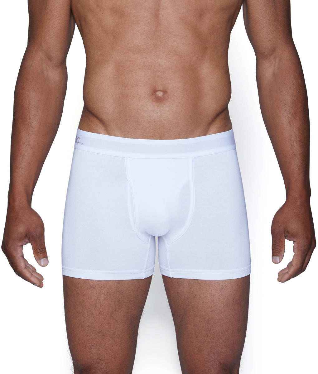 Wood Boxer Brief - White / Small