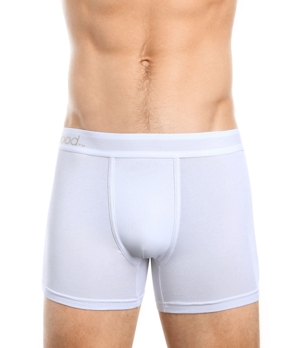 Wood Boxer Brief with White Stripe - Small