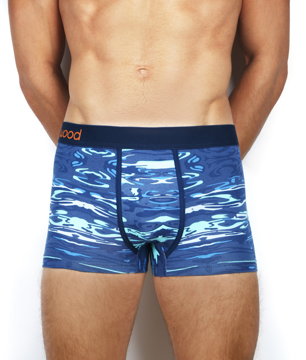 Wood Trunk - Blue Liquid / Small