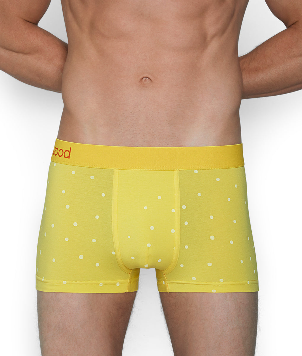 Wood Trunk - Round the Sun Yellow / Small
