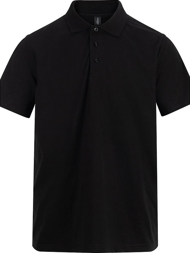 Woodbrook Wba020 Classic Jersey Polo - Black